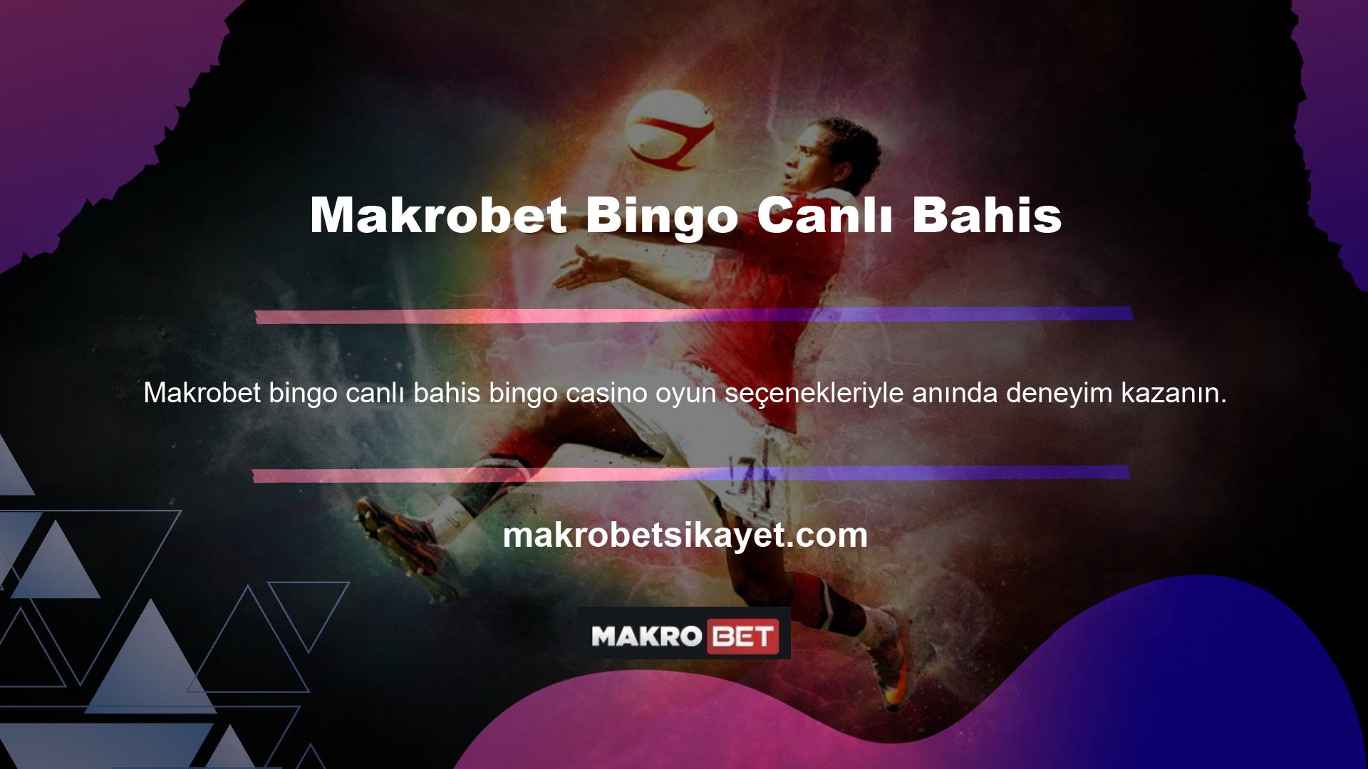 Bu web sitesindeki casino bingo oyunları, kullanıcılara canlı bir casino deneyimi sunuyor