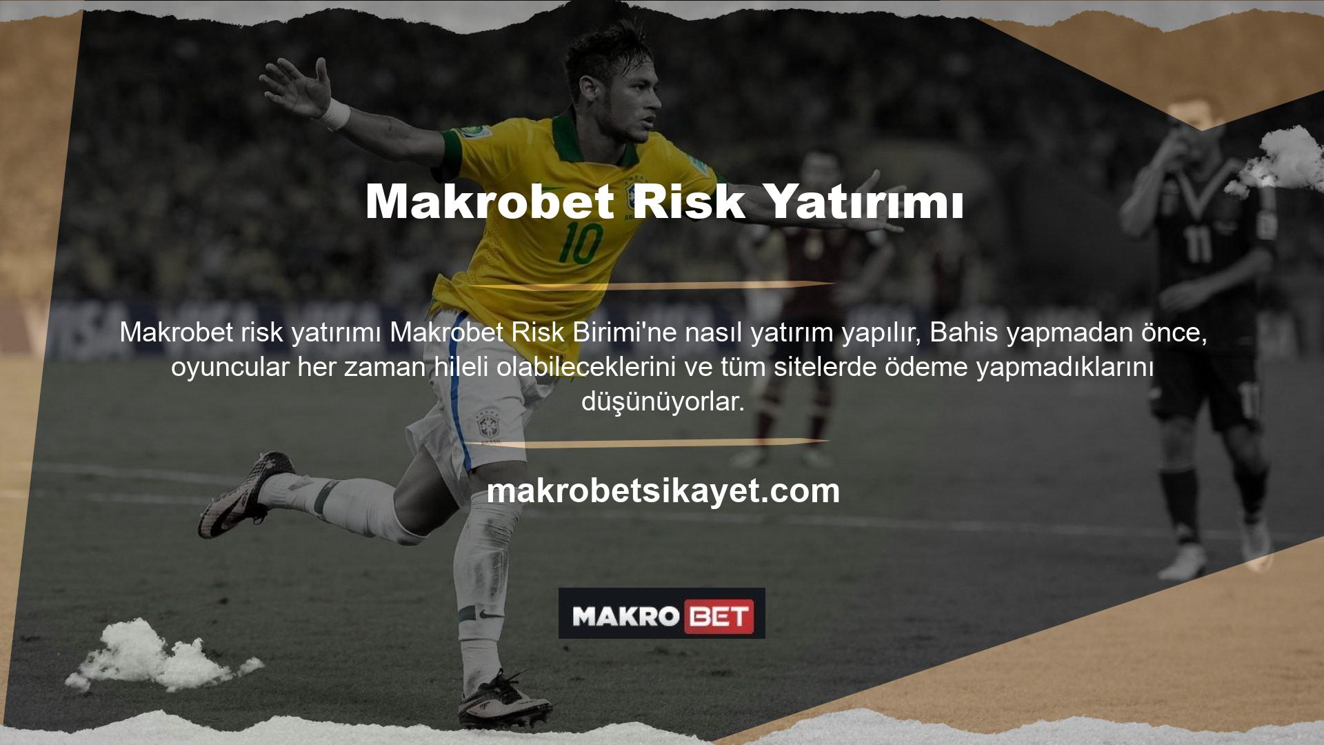 Makrobet durum böyle değil
